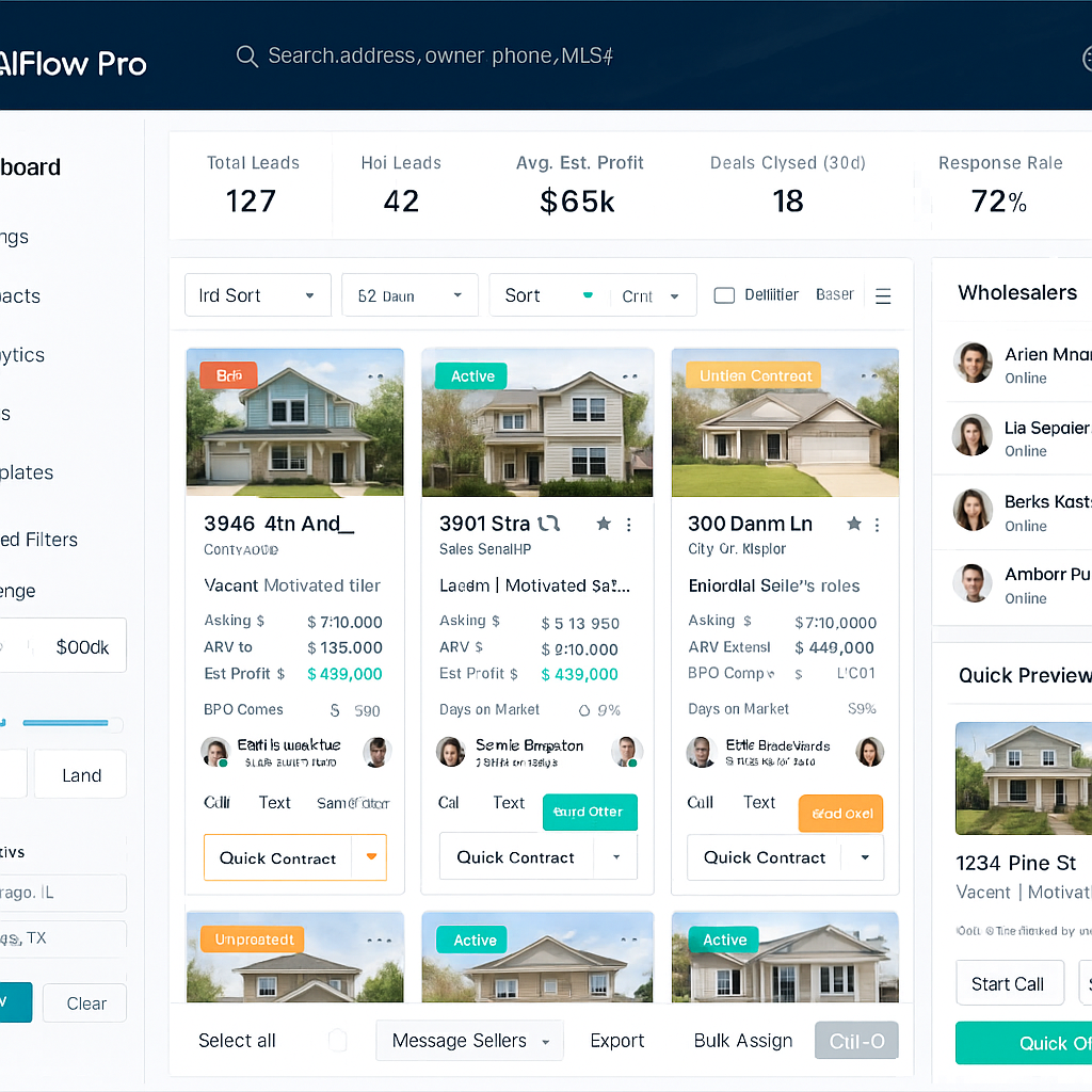 Foreclosure analytics dashboard