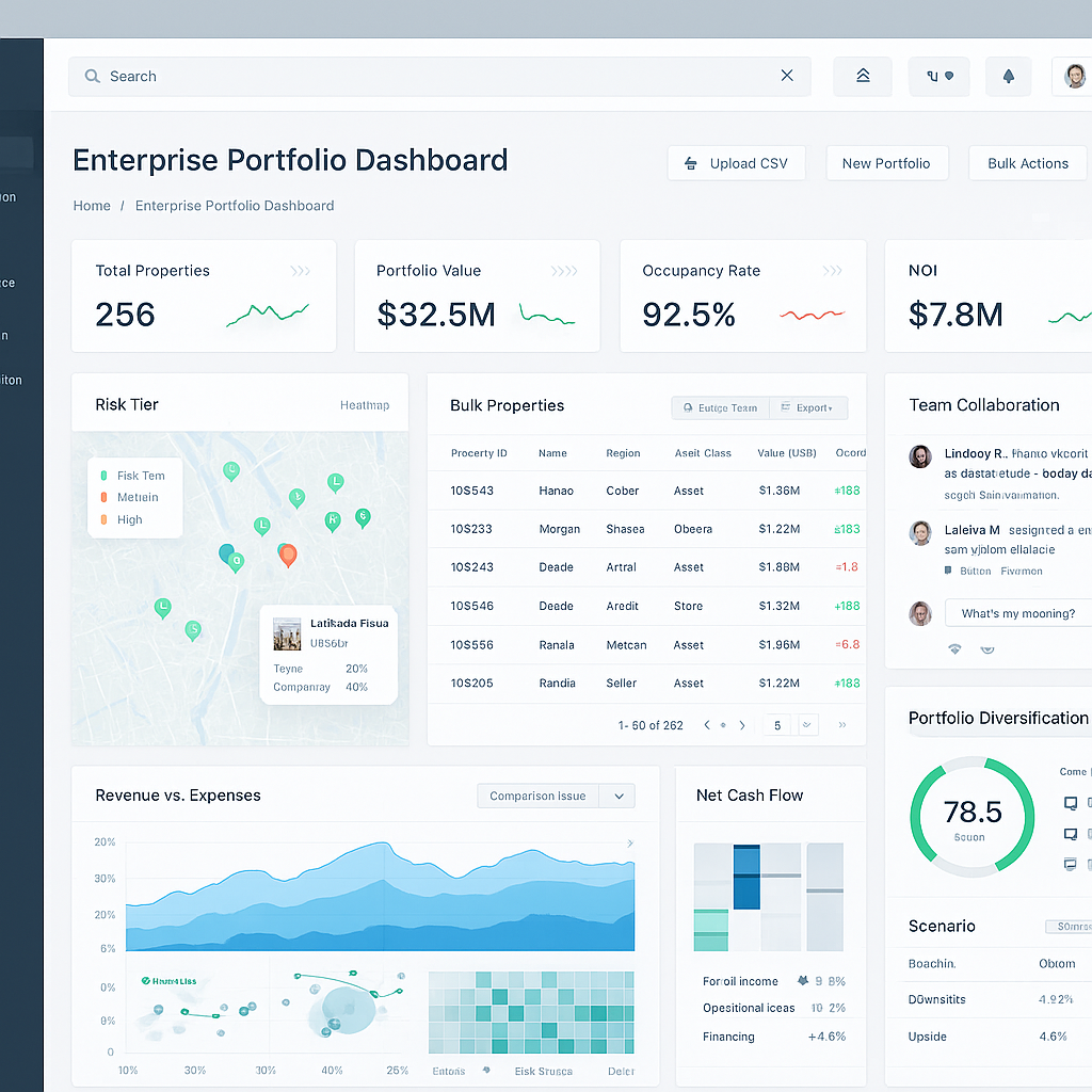 Foreclosure analytics dashboard
