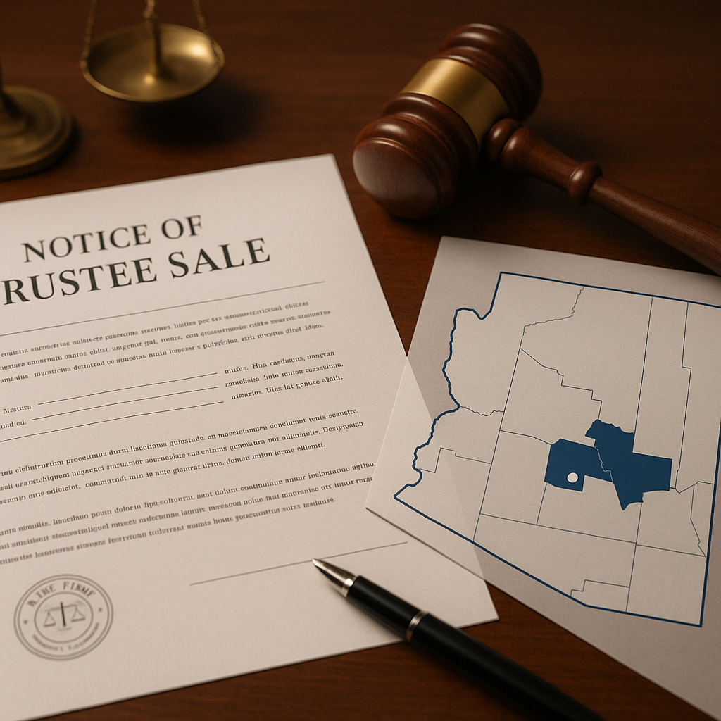 Understanding Notice of Trustee Sale